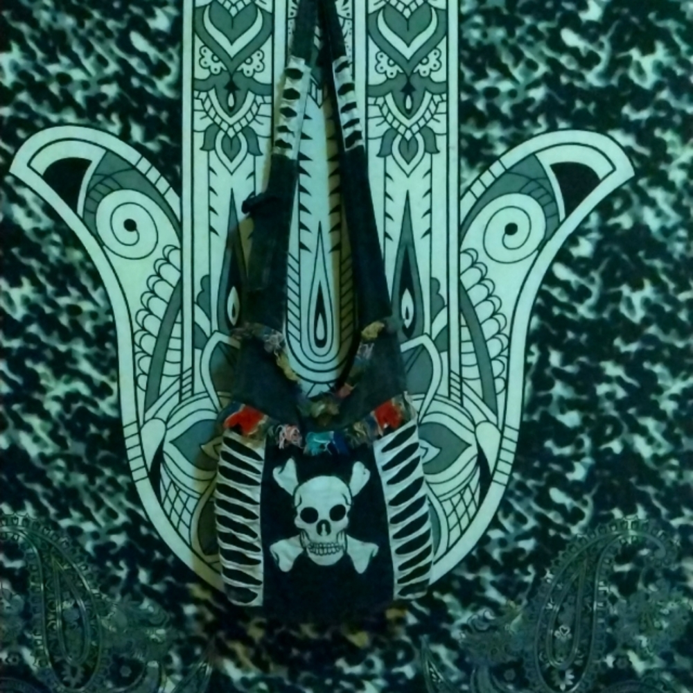 Hemp hippie purse